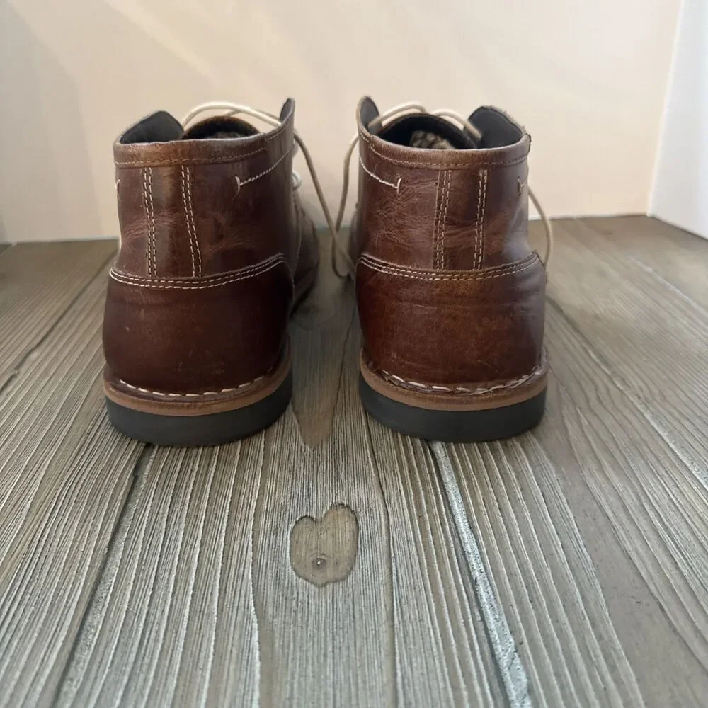 Steve Madden Mens Harken Chukka Genuine Leather Boots Dress Shoes Size-  13M